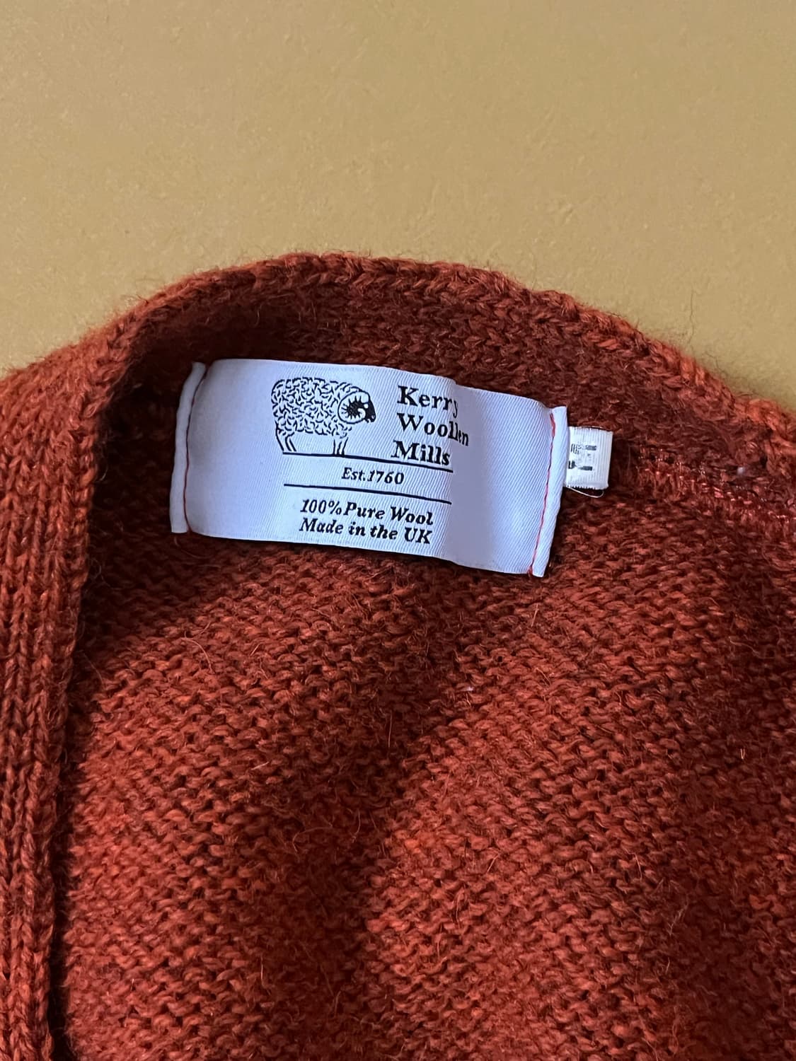 케리울른밀즈 가디건 오렌지 m 상품이미지2