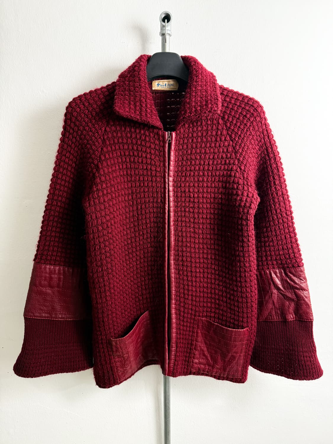  P&A Reno Leather Patch Mohair Sweater 상품이미지2