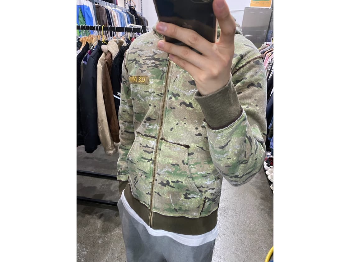 아비렉스 밀리터리 패치워크 후드집업  상품이미지8