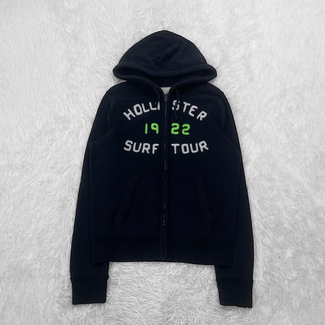 홀리스터 아치 로고 후드집업 네이비 상품이미지2