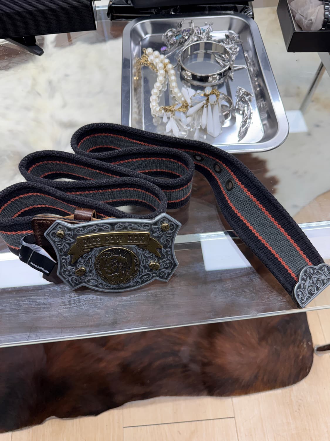 디젤 모스카우보이 버클 벨트 상품이미지1