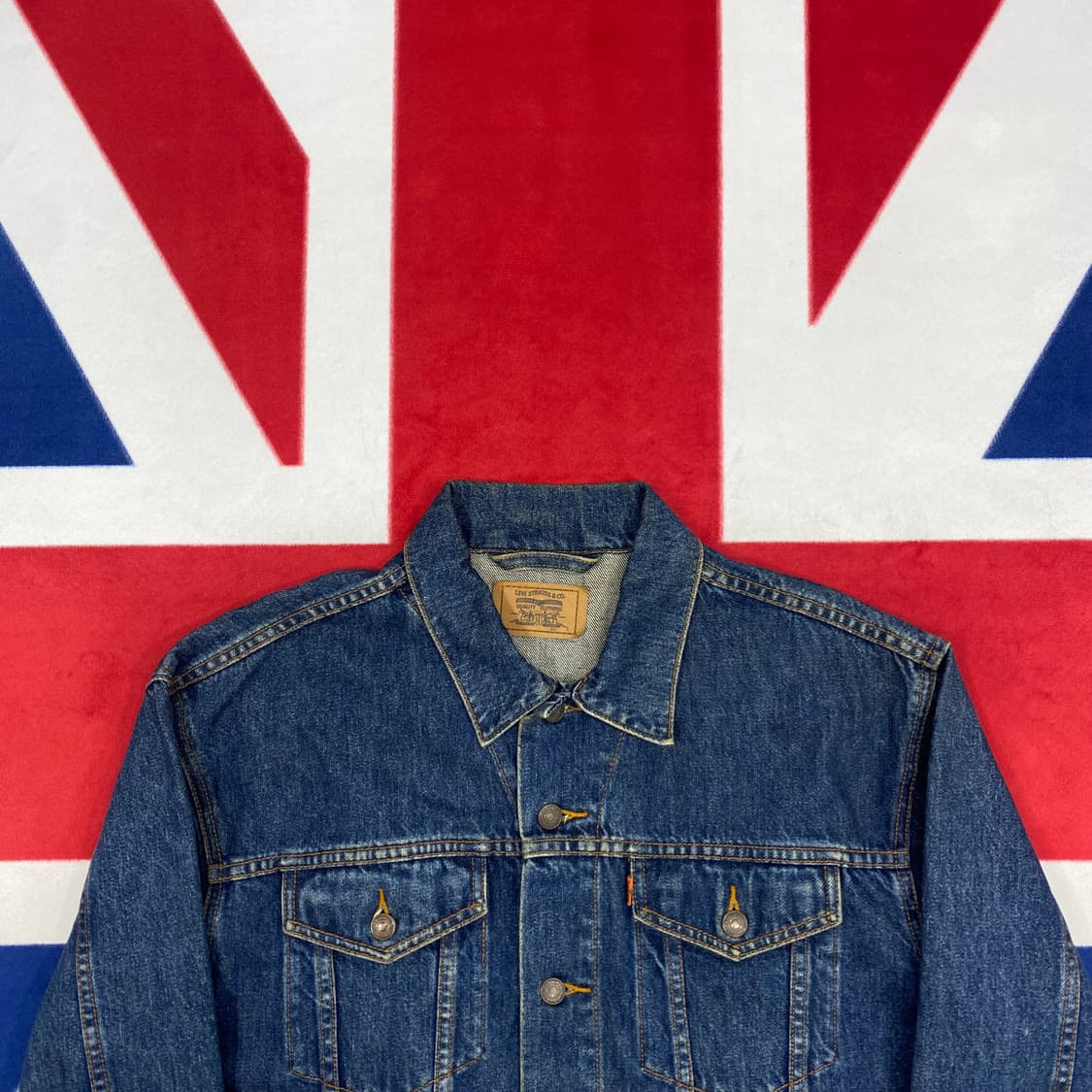 90s 리바이스 오렌지탭 데님자켓 L  상품이미지3