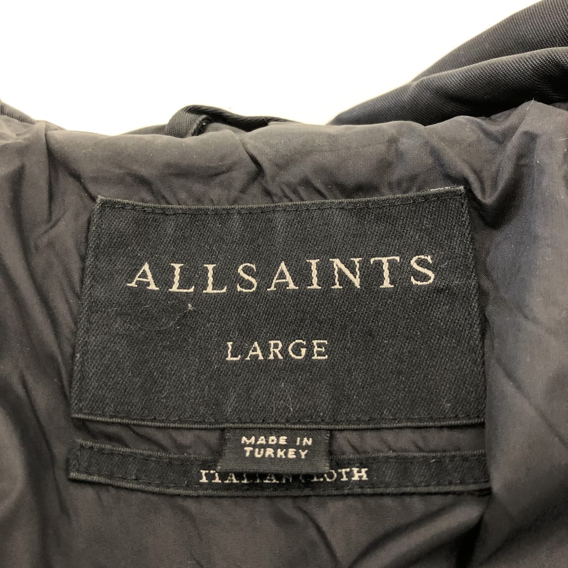 올세인츠 MA-1 더블지퍼 이탈리안 롱파카 110  상품이미지6