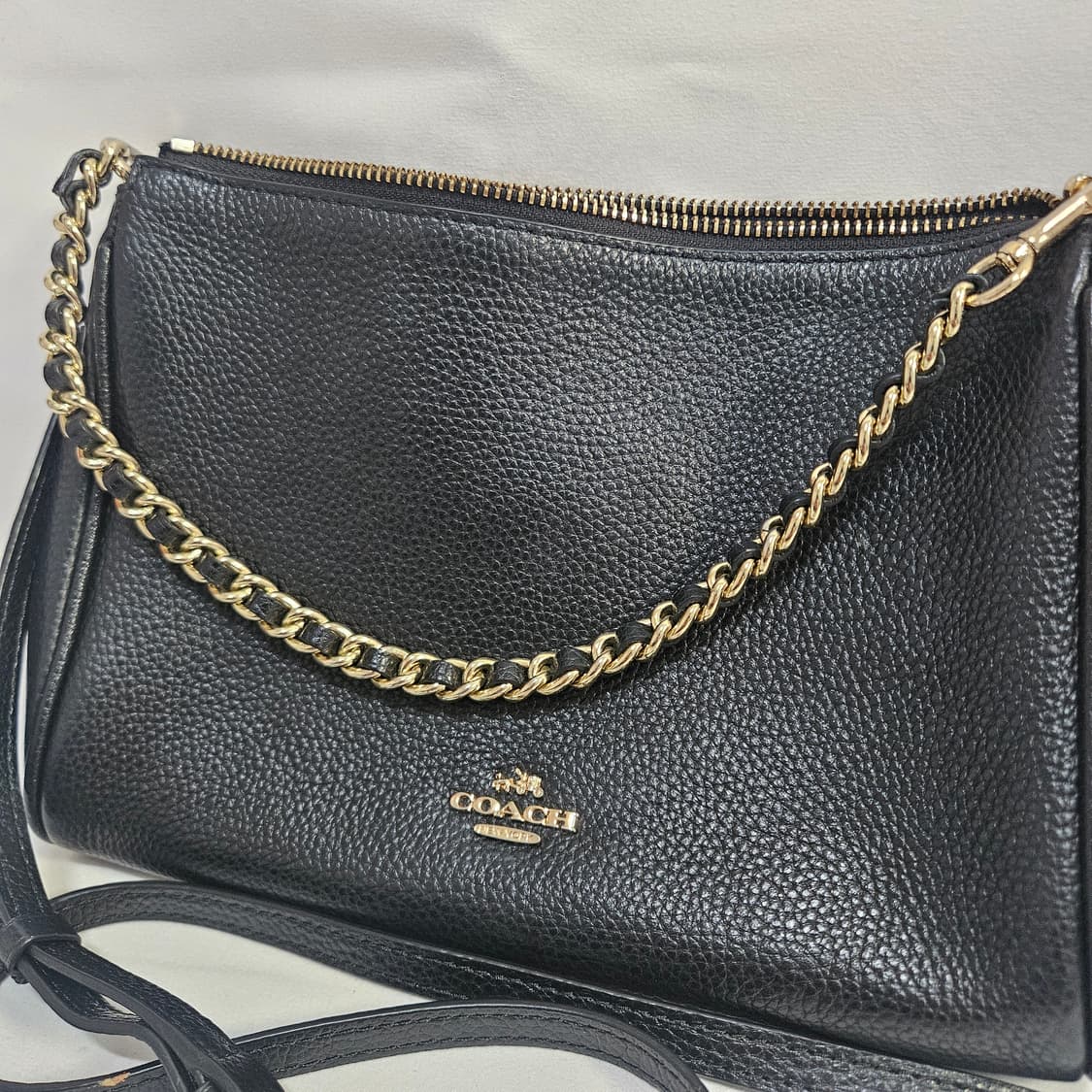 코치 레더 크로스백 상품이미지2