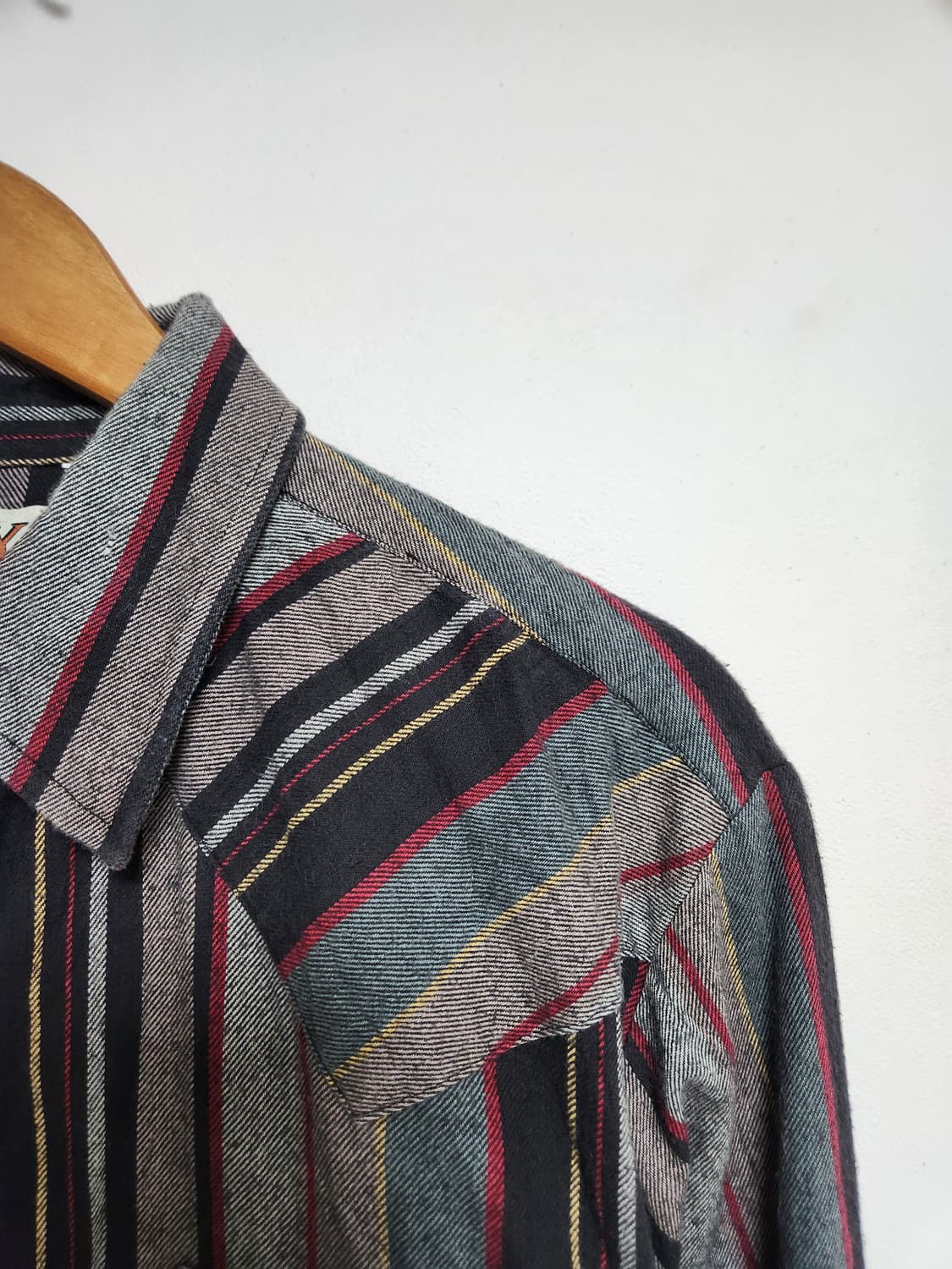 미국빈티지USA 코튼 웨스턴 셔츠 L - S90 상품이미지3