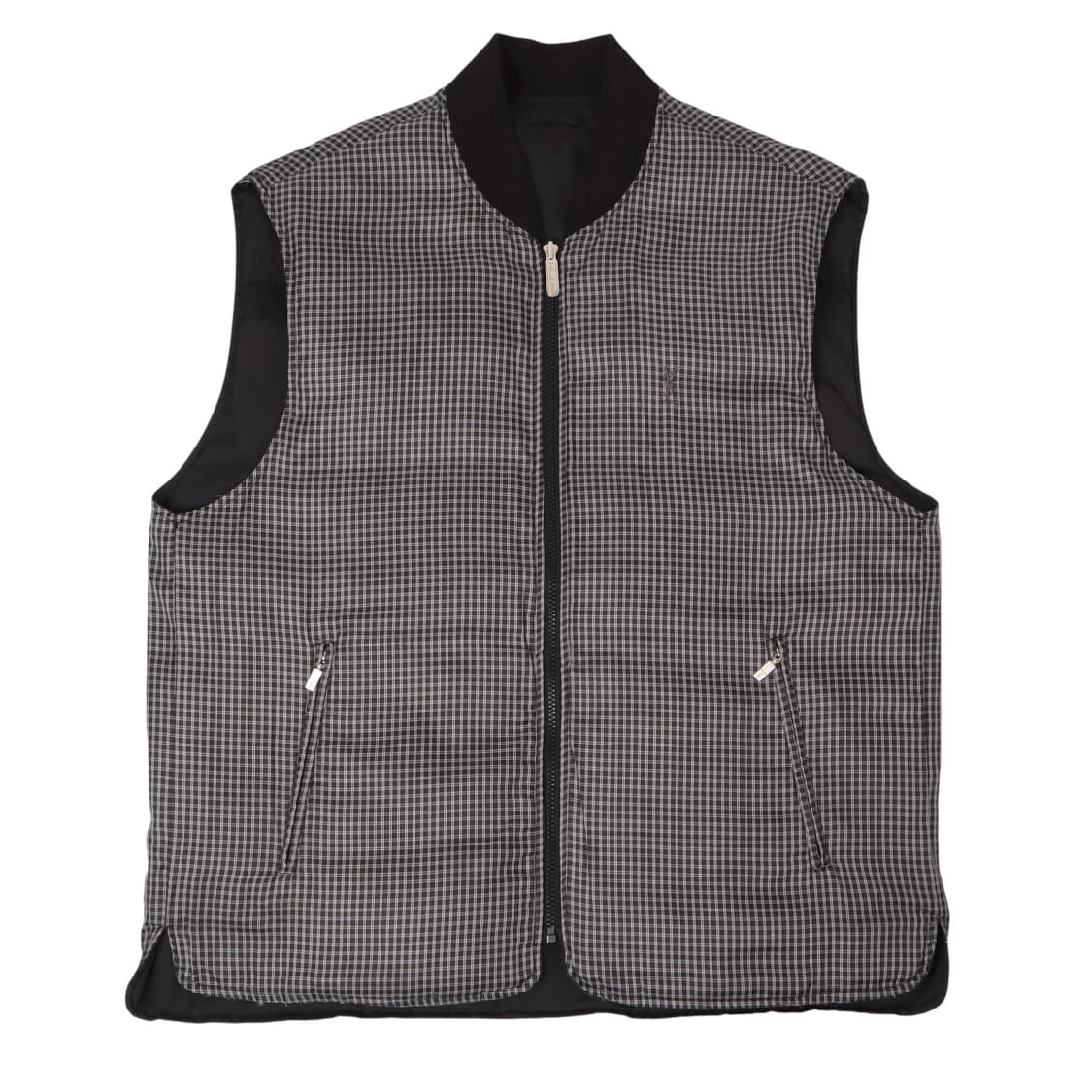 입생로랑 뿌르옴므 ysl 로고 리버시블 덕다운 베스트 상품이미지1