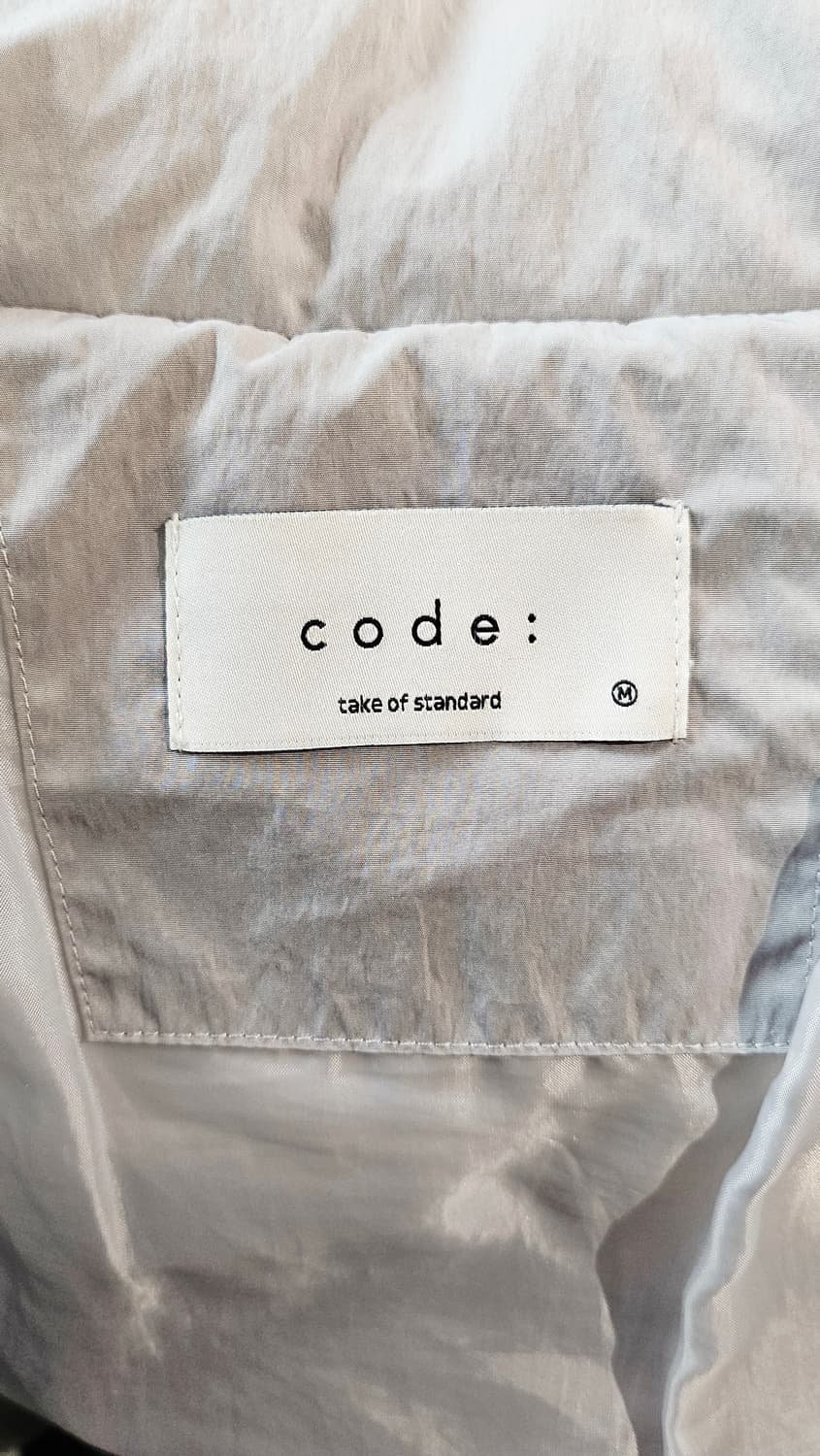 코드code: 연그레이 오버핏 솜패딩(여66 남95까지 드라이클리닝완료) 상품이미지7