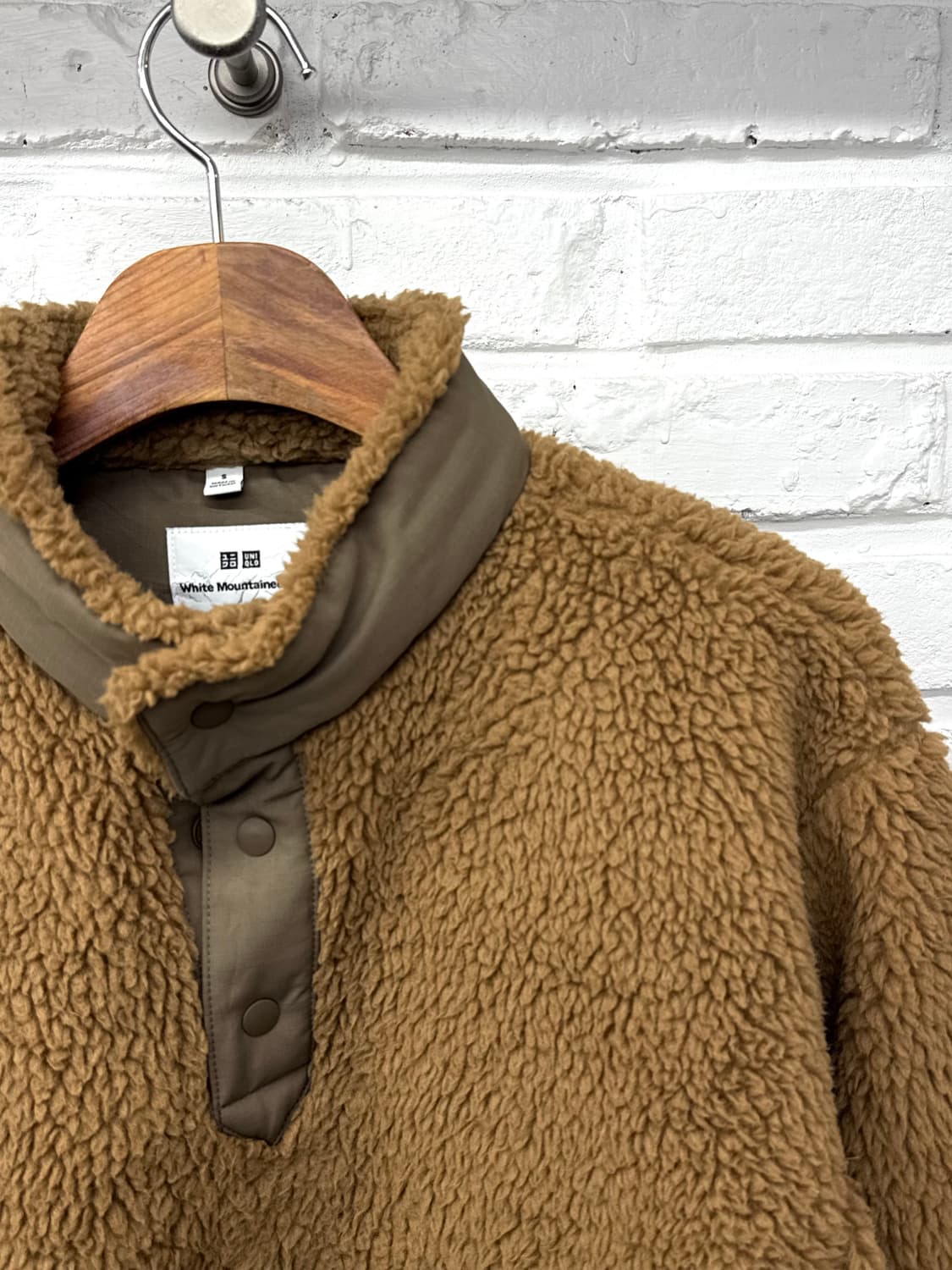 유니클로 브라운 플리스 상품이미지4