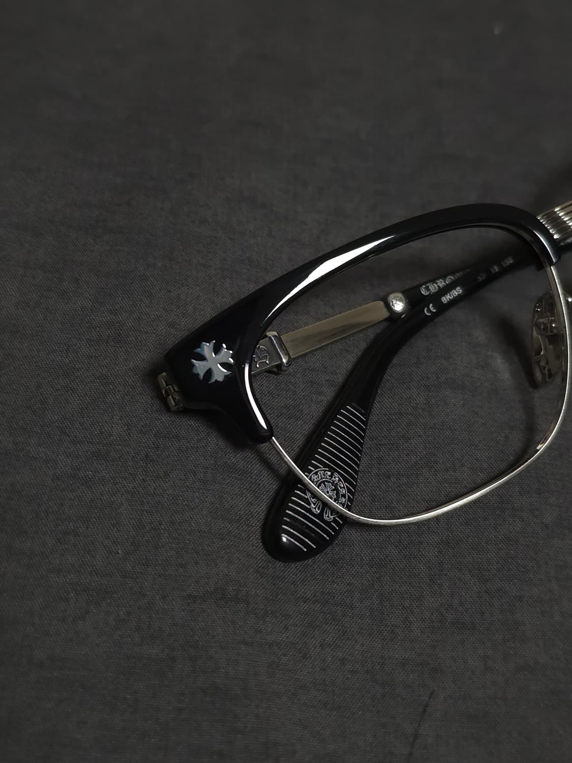 [OS] 크롬하츠 보넨노이슈어2 안경 실버 블랙 상품이미지5
