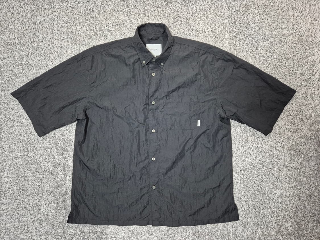 커버낫 남성 나일론 오버핏 반팔셔츠 100(L) 상품이미지1