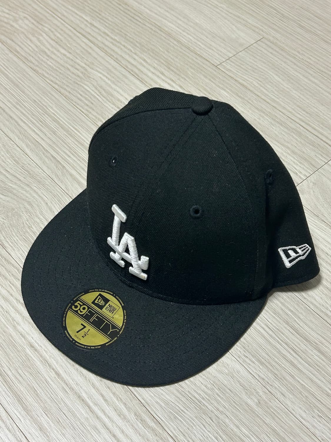 new era black LA 59fifty 7 1/2 뉴에라 스냅백모자 상품이미지1