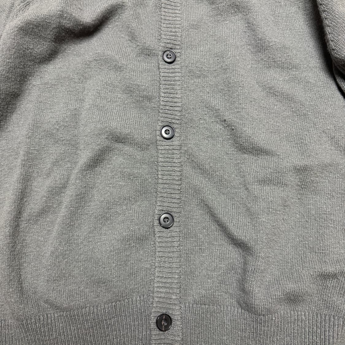 해칭룸 아가일 가디건 차콜 색상 2사이즈 상품이미지4