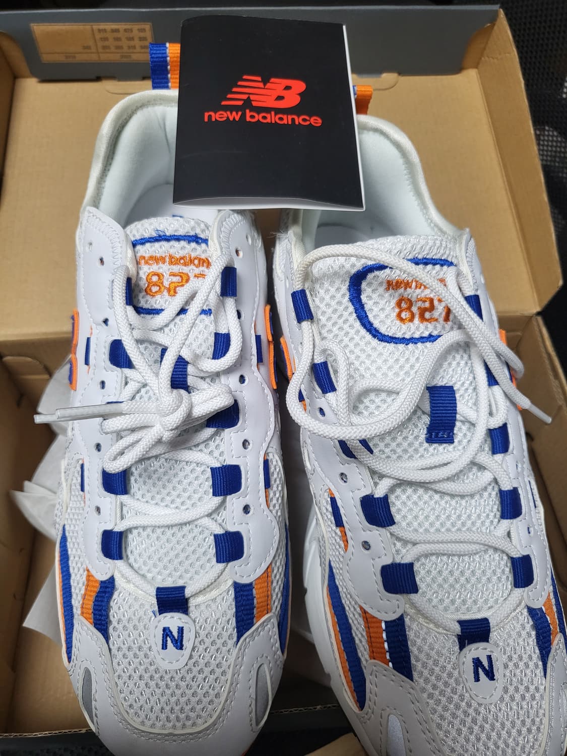 뉴발란스 827 블루 오렌지  상품이미지2