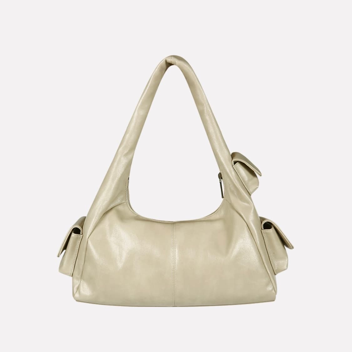 [⭐️새상품/마이쉘] 포키 언발란스 포켓 숄더백 (베이지) 상품이미지3