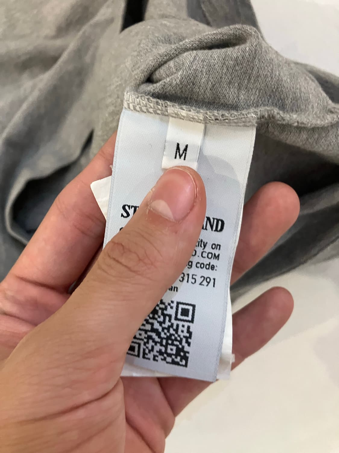 스톤아일랜드 패치로고 슬림핏 pk 카라티 그레이 상품이미지6