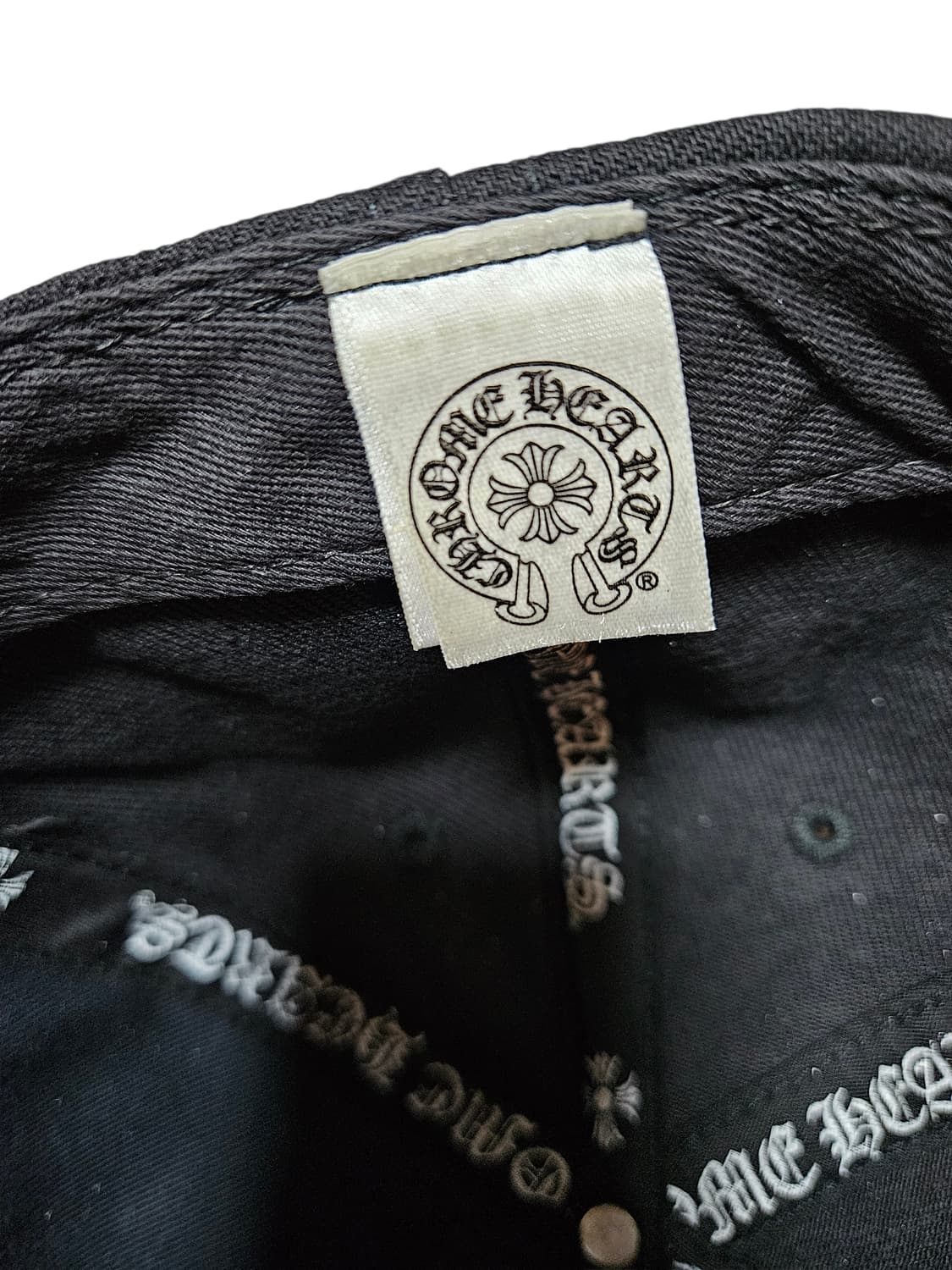 크롬하츠 홀스슈 볼캡 모자 블랙 상품이미지6