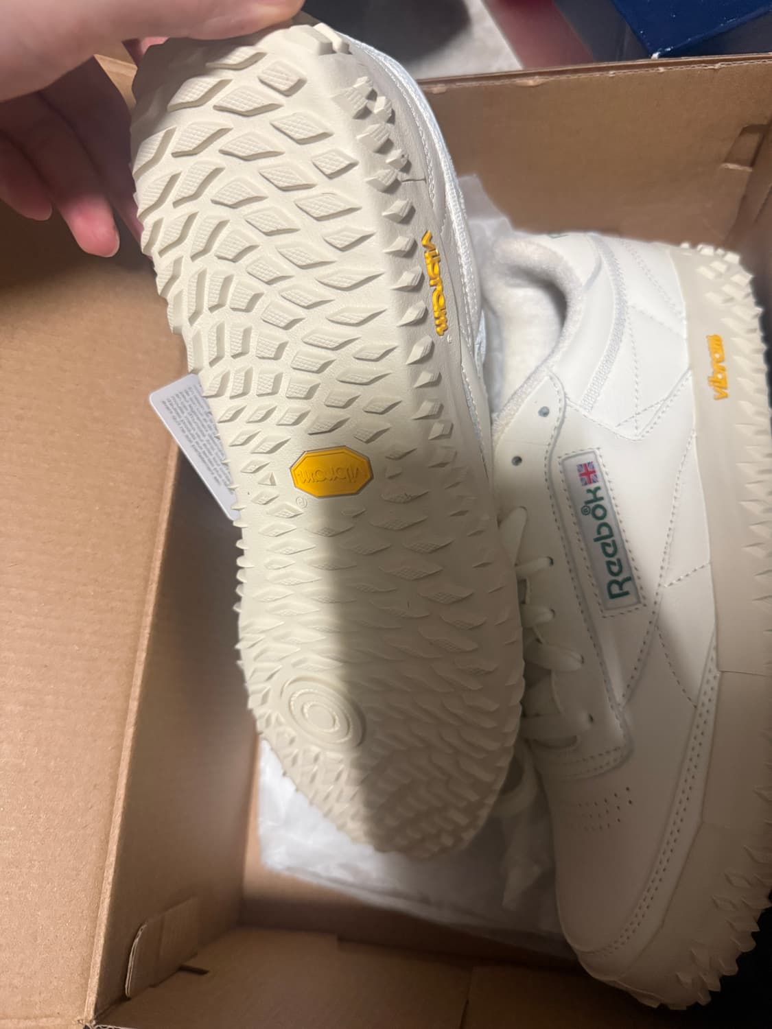 270사이즈 리복 클럽C 비브람 크림 상품이미지2