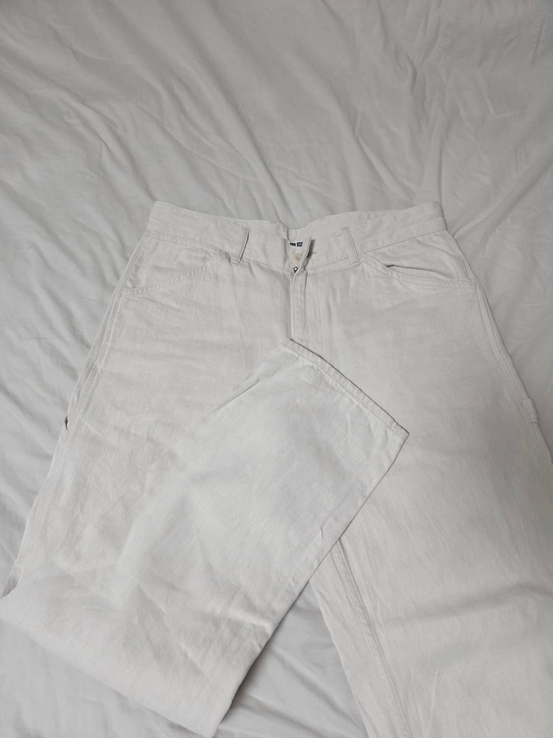 유니클로 데님워크팬츠 (코튼린넨) M사이즈 상품이미지4