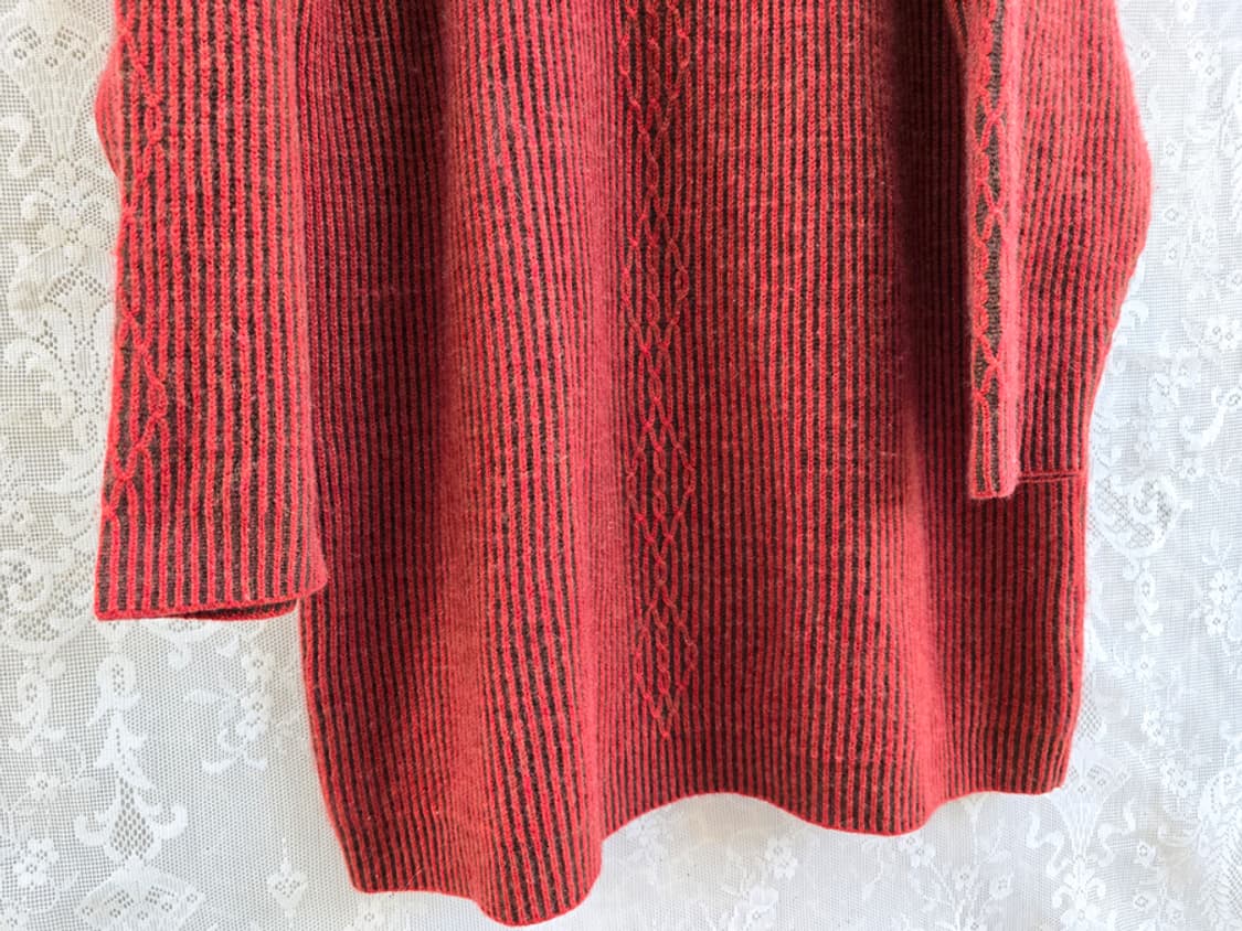 캐시미어 100% 골지 니트 상품이미지3