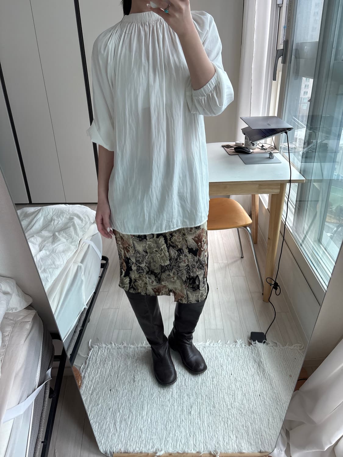 Chic Cat Slit Skirt 상품이미지9