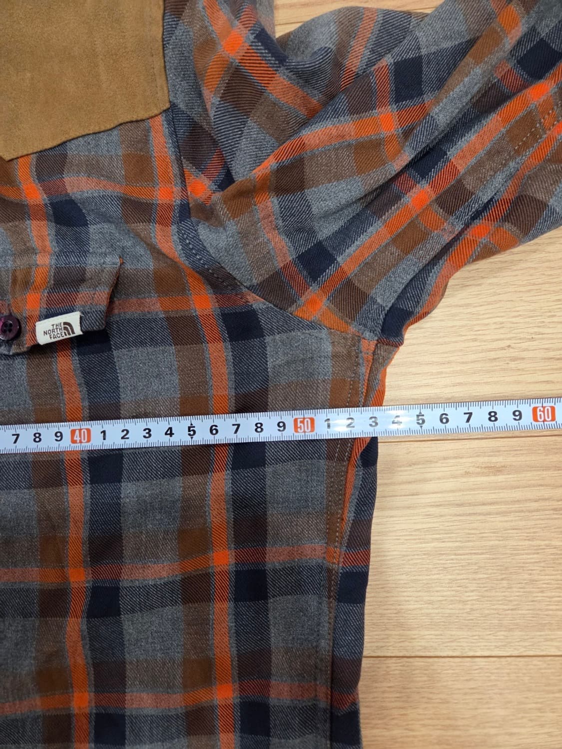 노스페이스 체크 셔츠 남방 스웨이드 카라 95 상품이미지9