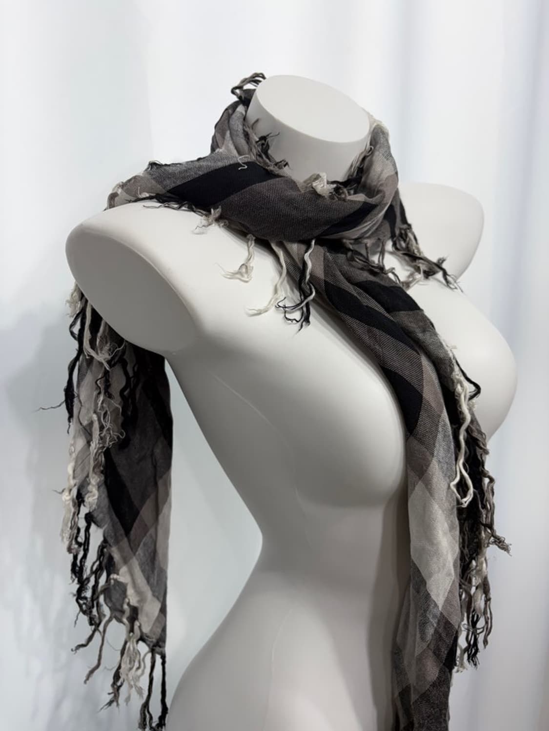 🎸블랙&그레이 스카프🎸 상품이미지5