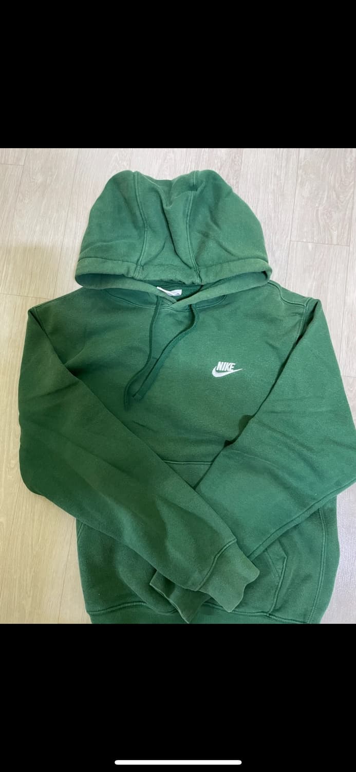 나이키 크림 그린 후드티 M 상품이미지1