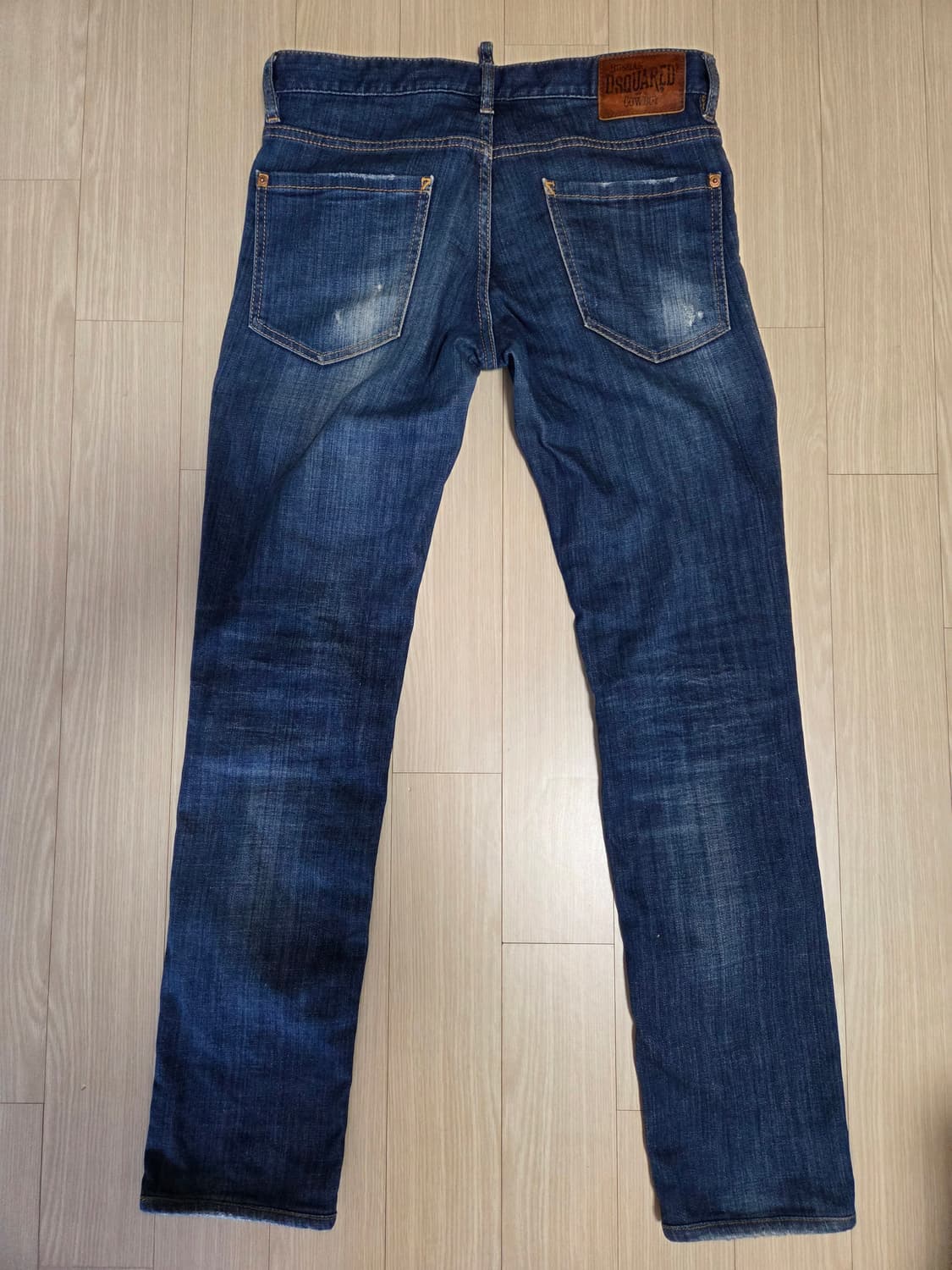 디스퀘어드 카우보이 가죽패치 데님팬츠 상품이미지2