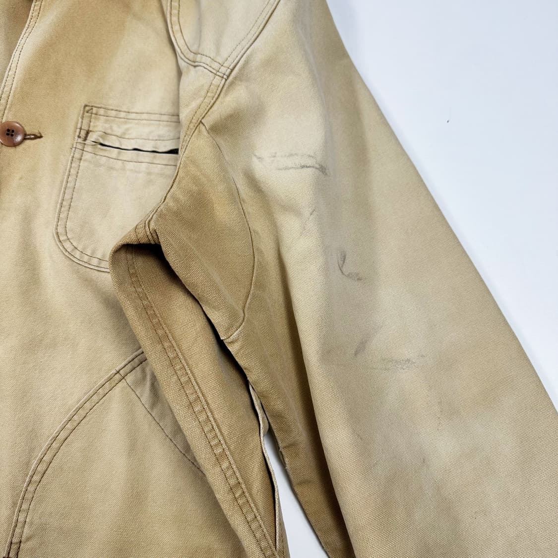  L.L.Bean 엘엘빈 USA 코듀로이 카라 썬 페이딩 초어자켓 L 상품이미지6