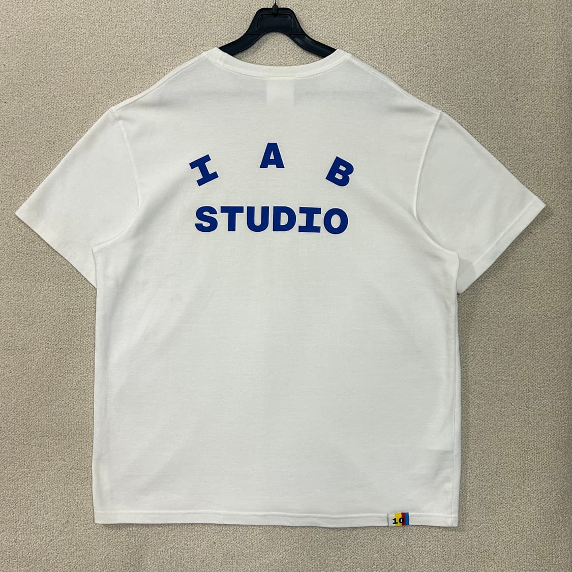  (XL) 아이앱 스튜디오 10주년 반팔 티셔츠 화이트 상품이미지1