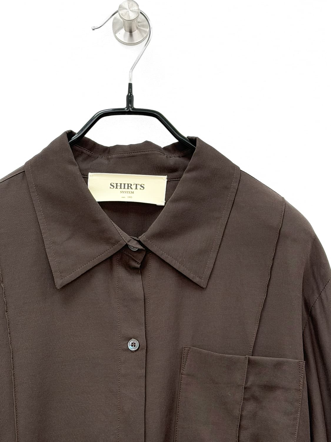 한섬 시스템 재팬 패브릭 플로우 셔츠 상품이미지3