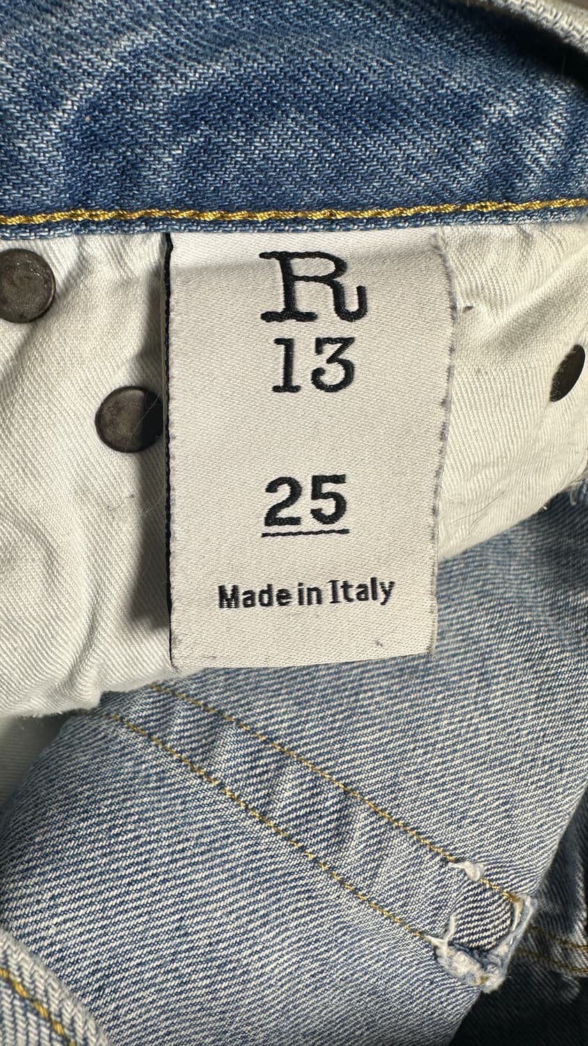 R13 일썰틴 DAMON PLEATED RELAXED 데님쇼츠 (25) 상품이미지5