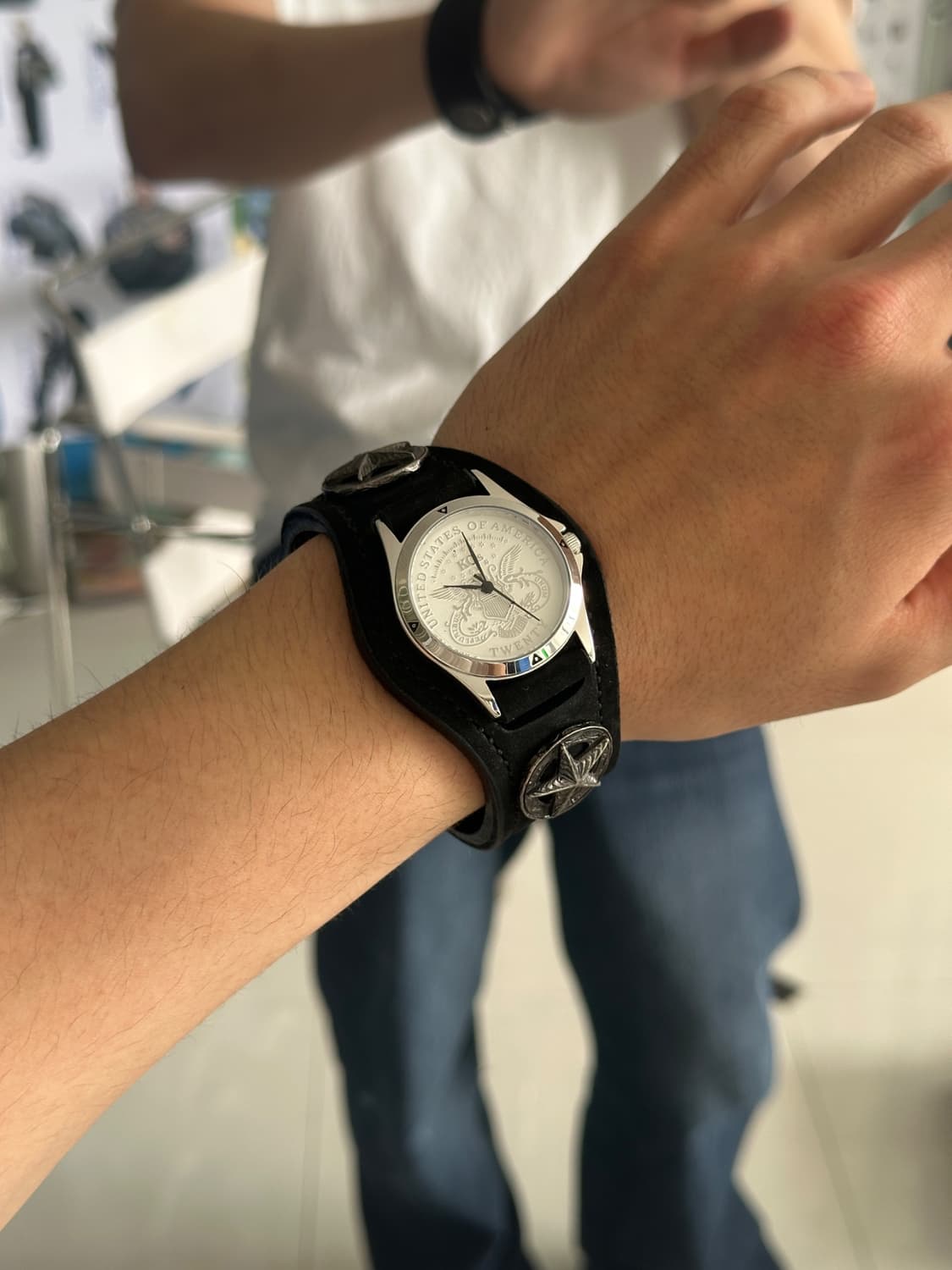 watchbracelet three concho nubuckleather 상품이미지1