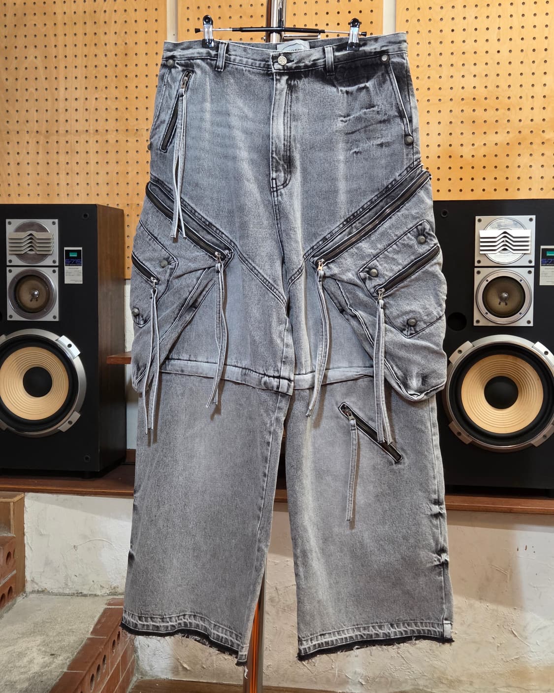 써저리 프로세스 그레이 카고 데님 팬츠 상품이미지2