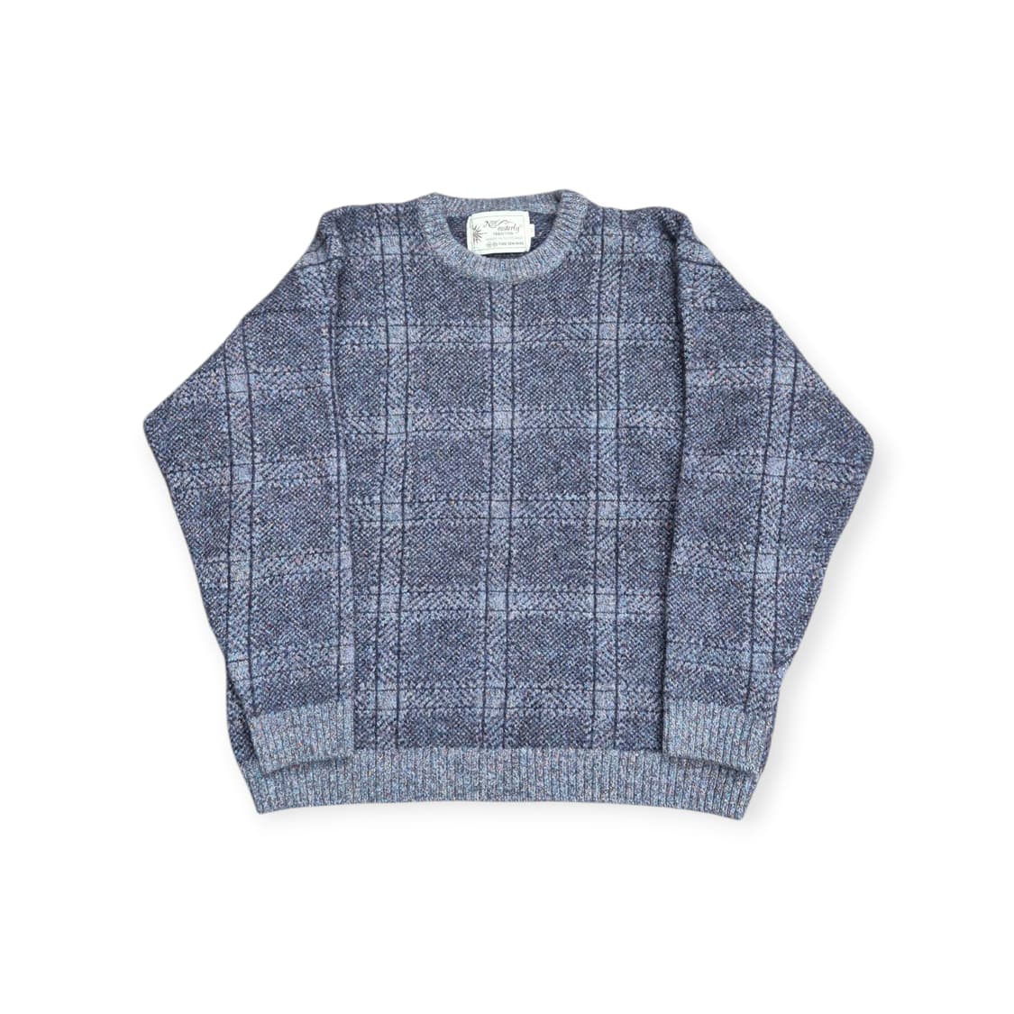 빈티지 체크 스웨터 상품이미지1