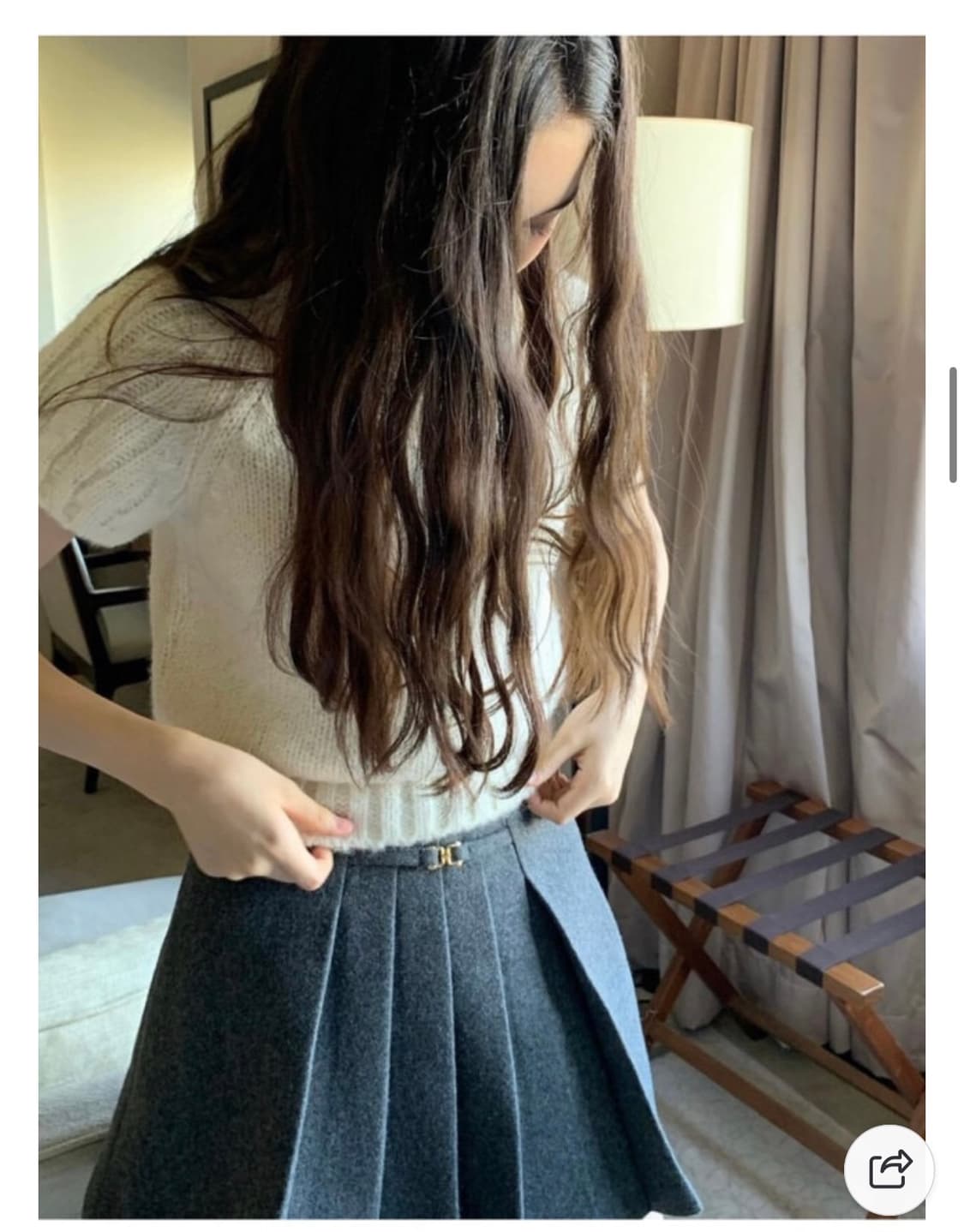 리에뜨 로렌 울 스커트 m 상품이미지2