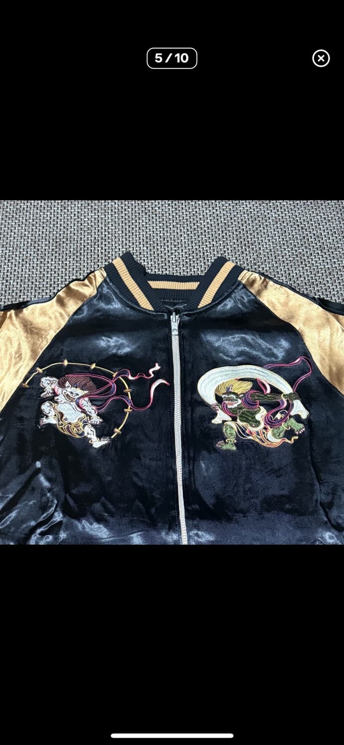 스크립트 풍신 뇌신 리버시블 스카쟌 상품이미지5