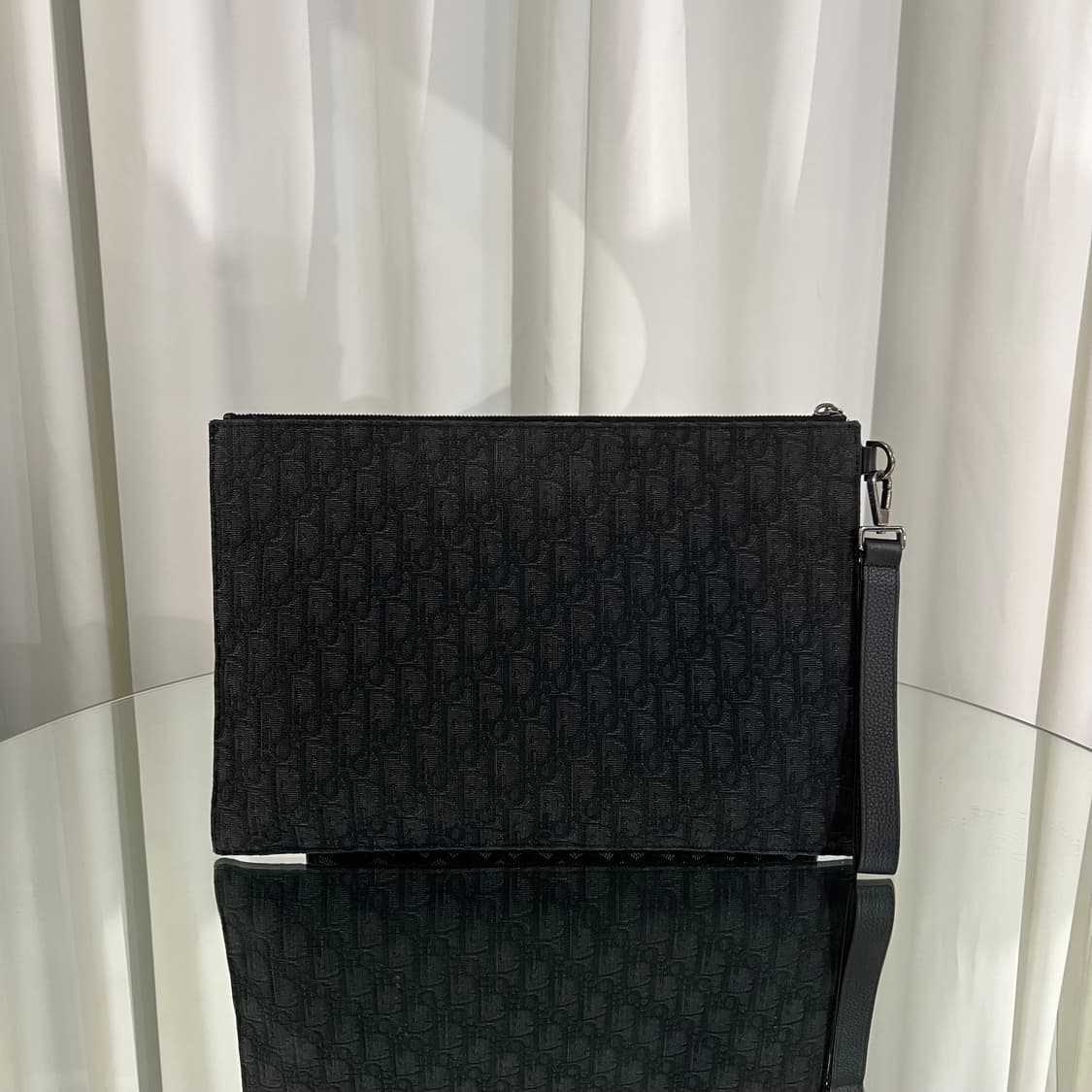 디올 오블리크 A4 클러치 블랙 상품이미지2