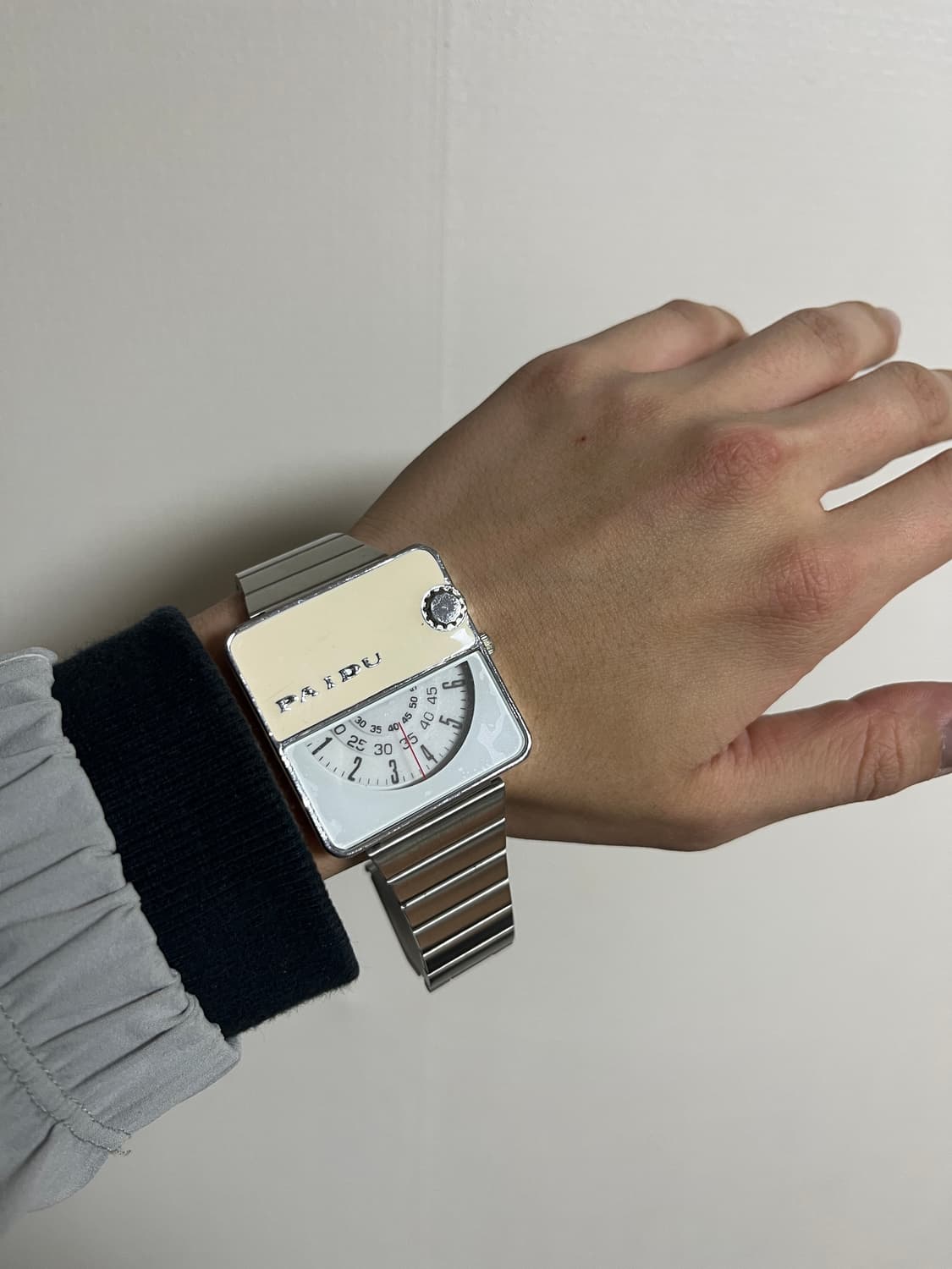 [빈티지/데드스탁] 계기판 스타일 체인 시계 상품이미지2