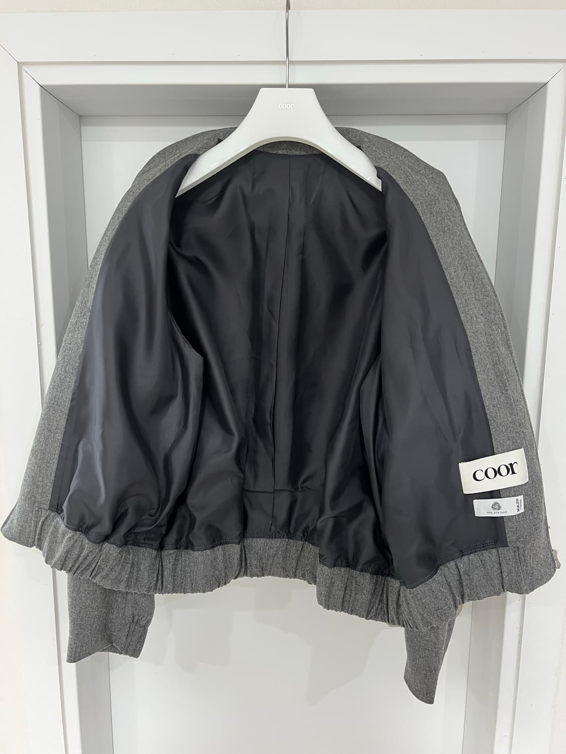 Coor Wool Shawl Collar Varsity Jacket 상품이미지7