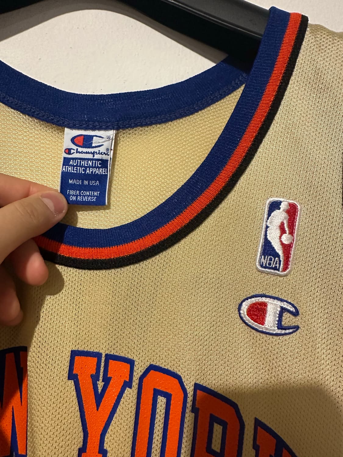 빈티지 90s 챔피온 뉴욕 킥스 패트릭 유잉 져지 상품이미지3