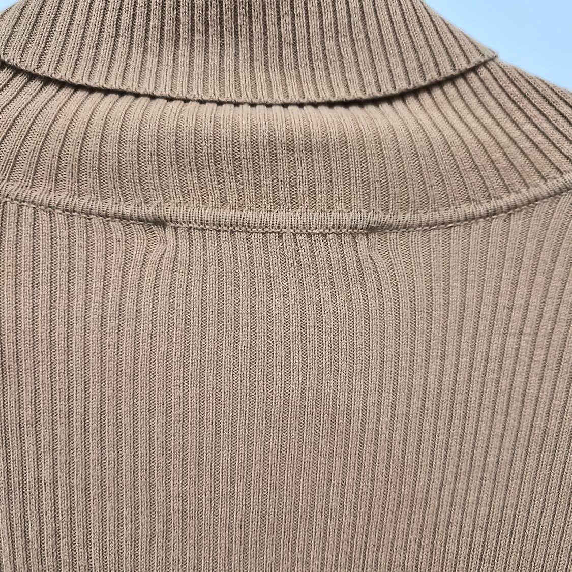 폴로 랄프로렌 골지 터틀넥 니트 브라운 여성 M 상품이미지6