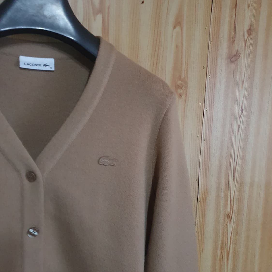 라코스테 베이직 브이넥 가디건 AF178E-51N 상품이미지2