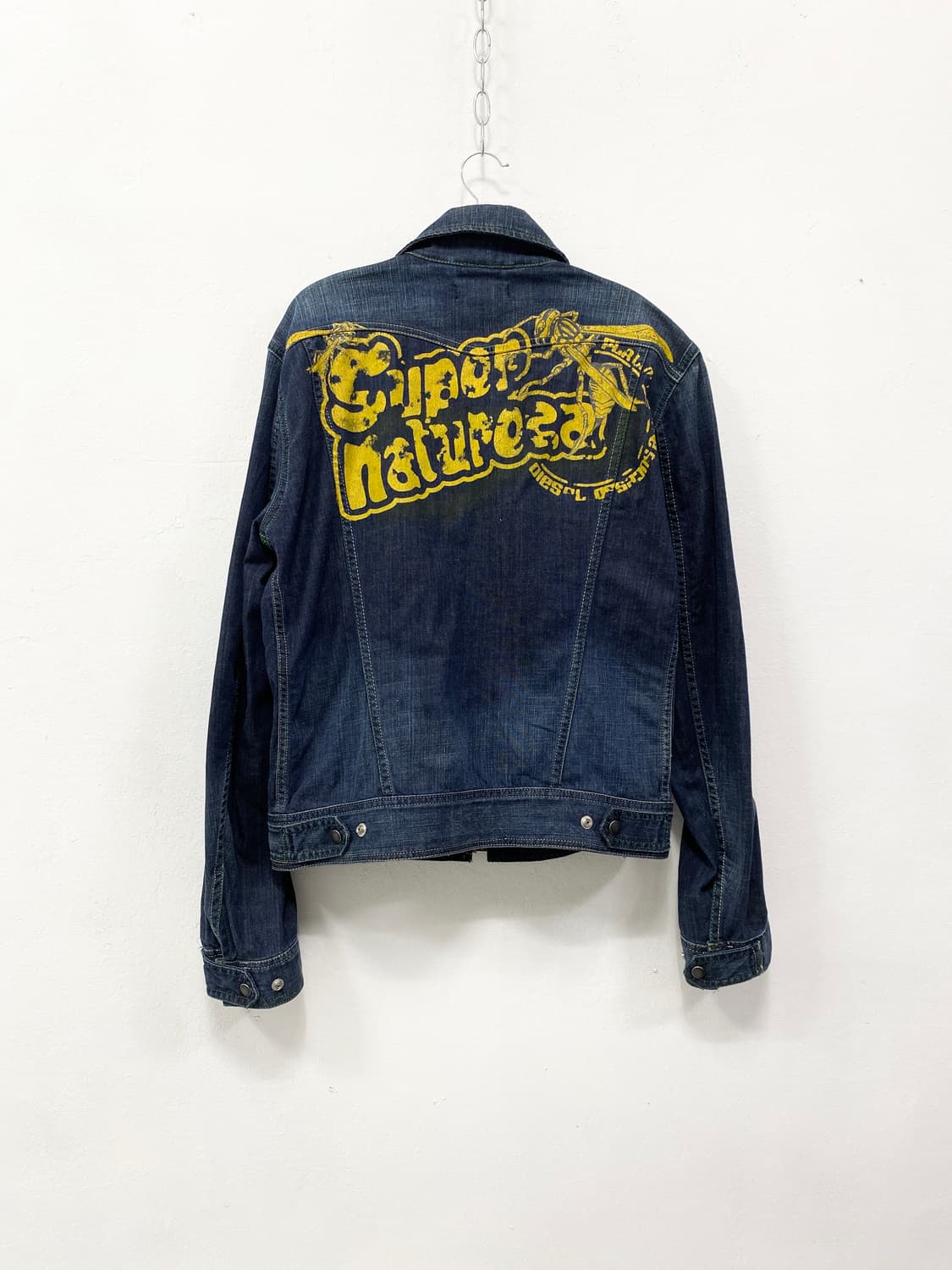 [DIESEL] 디젤 y2k 레터링 데님자켓 상품이미지6