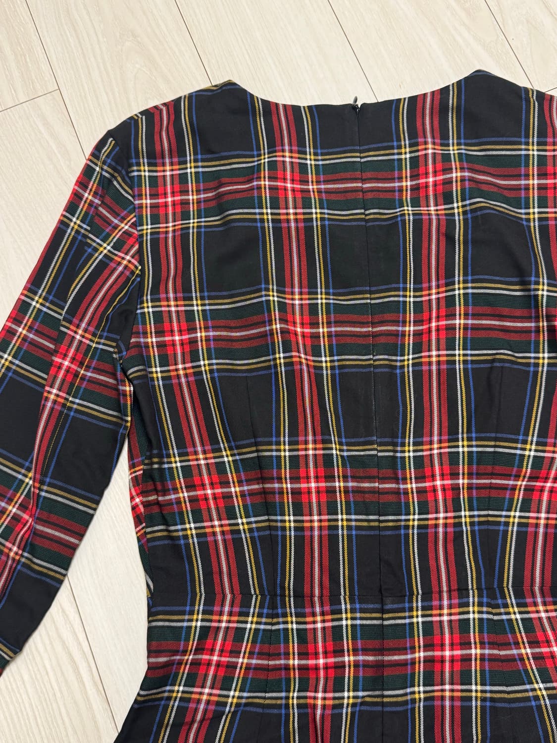 maje 마쥬 체크 패턴 원피스 (1) 상품이미지5