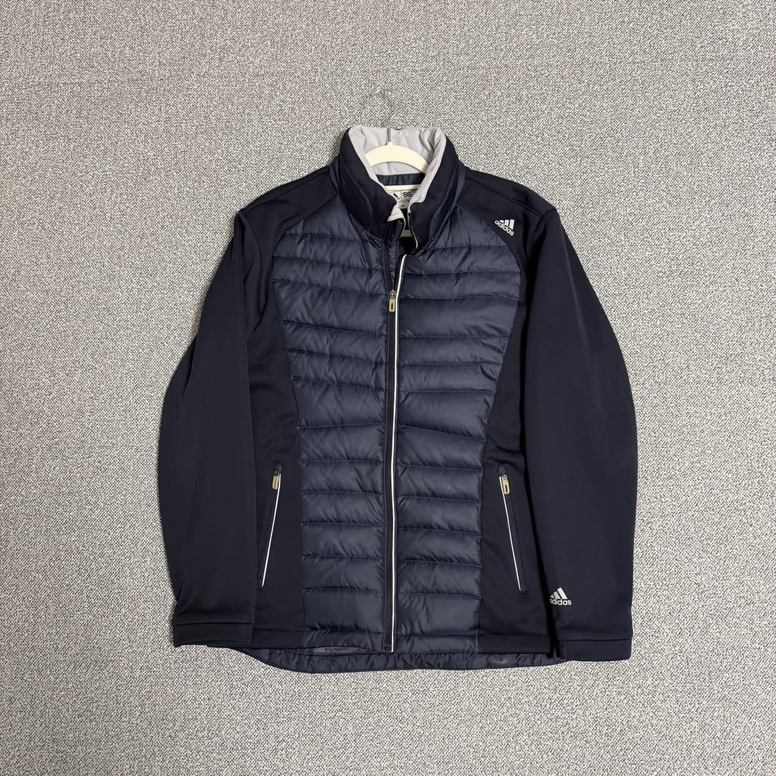 아디다스 하이브리드 골프 경량 패딩 집업 105 네이비 상품이미지1