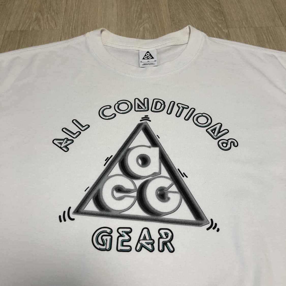 (XL) 나이키 NIKE ACG 행루즈 서밋 반팔 티셔츠 화이트 상품이미지2