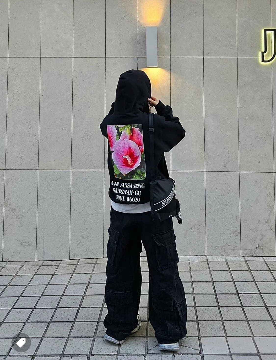 슈프림 23FW 서울 무궁화 박스로고 후드 블랙 상품이미지9