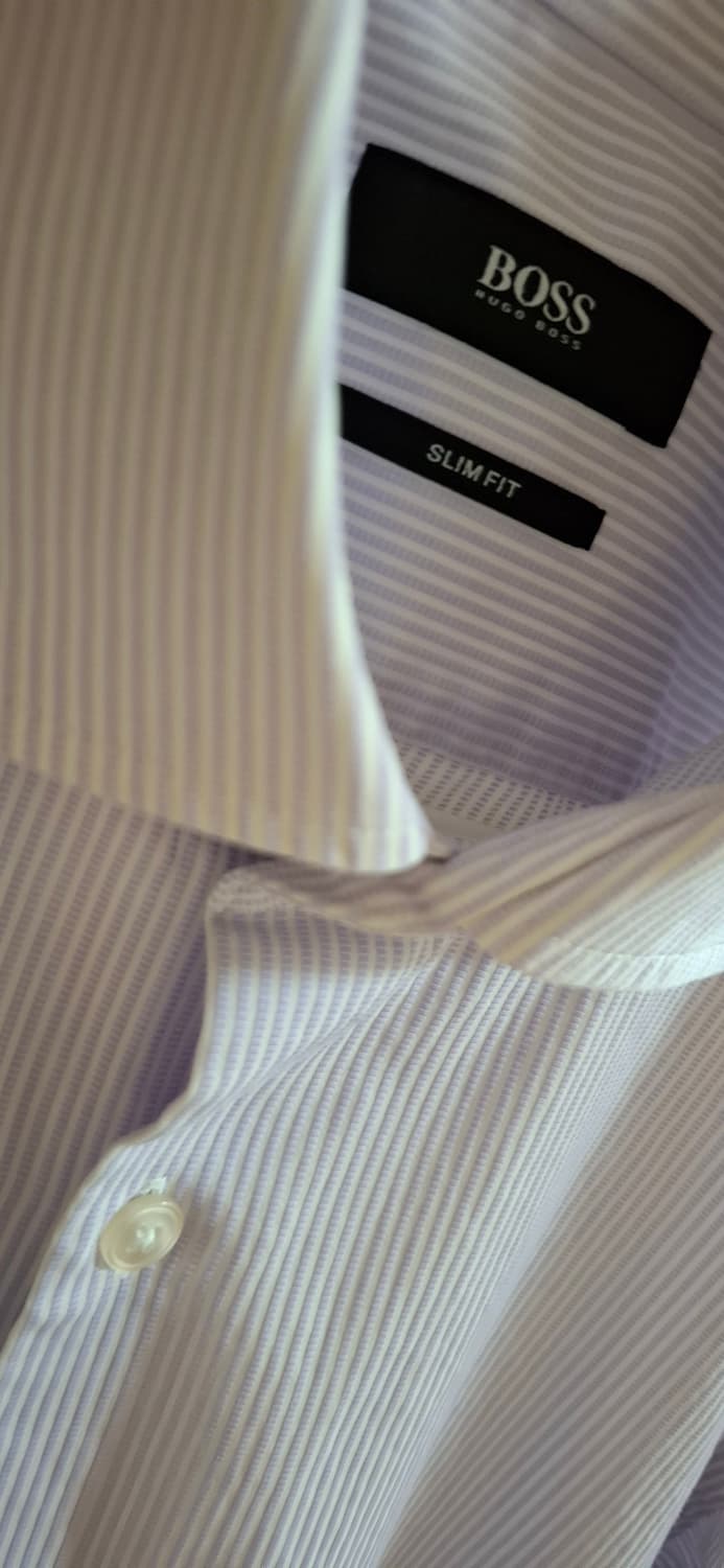 휴고보스 슬림핏 드레스 셔츠 40 / 15.5 사이즈 상품이미지1