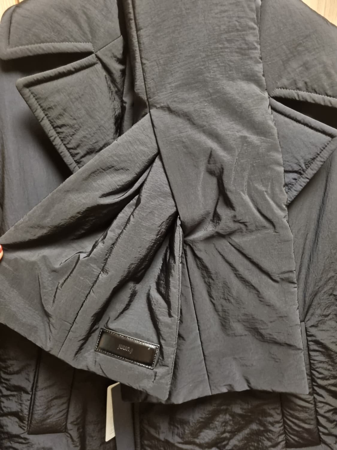 (새상품) 준지 여성 패디드 자켓+목도리  상품이미지2